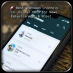 Create an image 🚀 Best WhatsApp Channels to Join in 2025 for News, Entertainment & More!