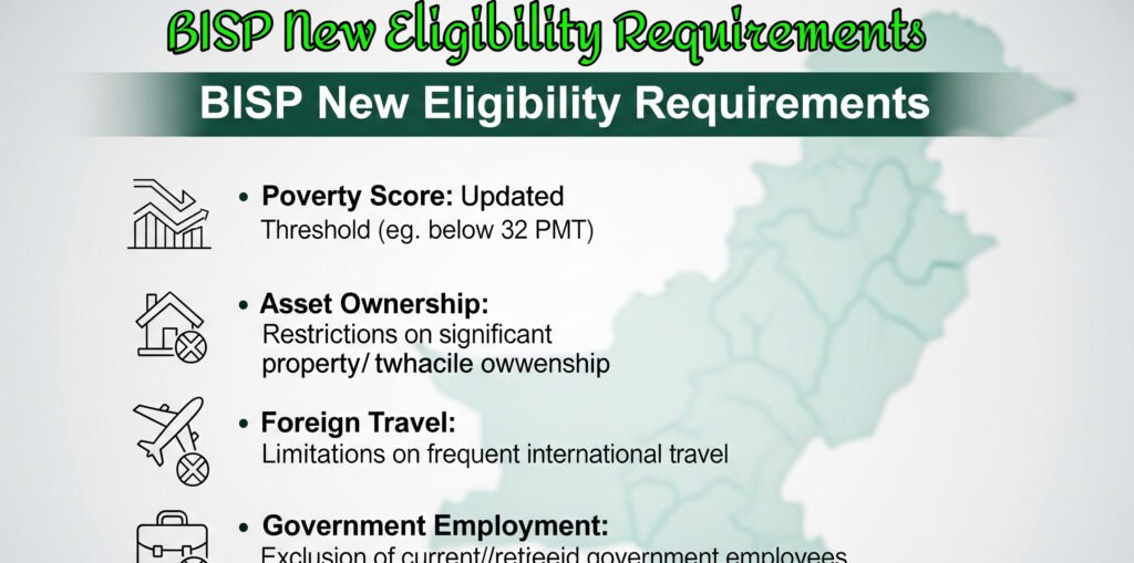 BISP New Eligibility Requirements