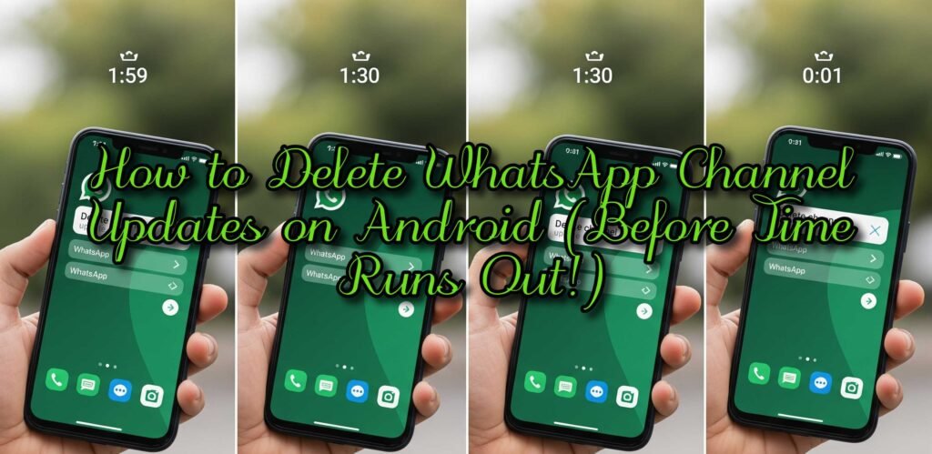 How to Delete WhatsApp Channel Updates on Android (Before Time Runs Out!)