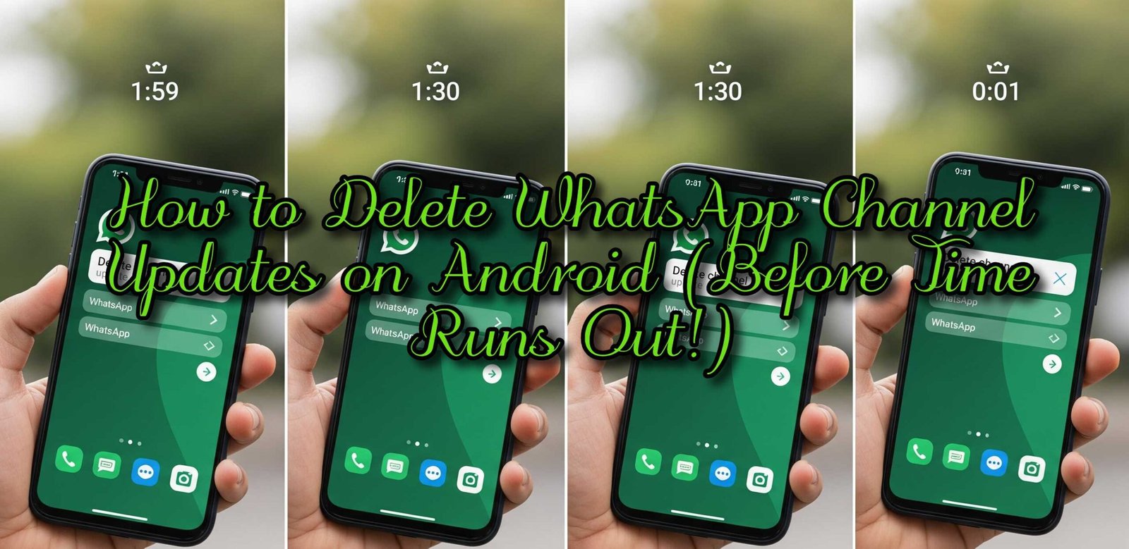 How to Delete WhatsApp Channel Updates on Android (Before Time Runs Out!)