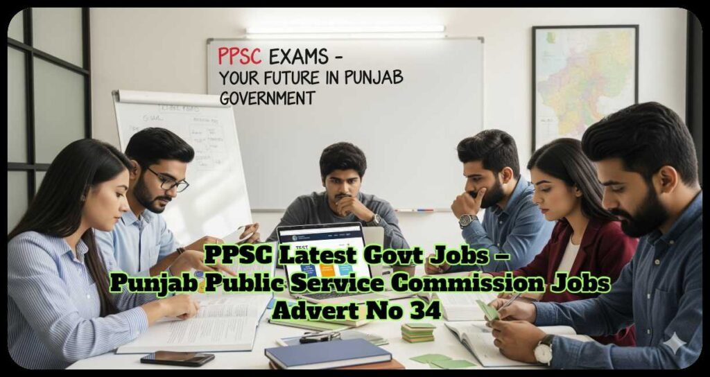 PPSC Latest Govt Jobs – Punjab Public Service Commission Jobs Advert No 34
