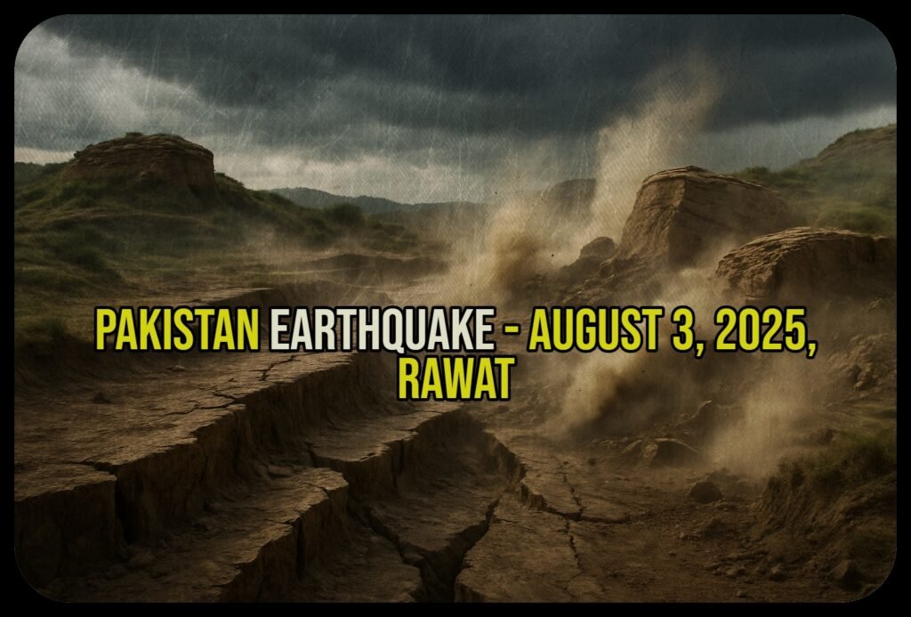 Pakistan Earthquake - August 3, 2025, Rawat