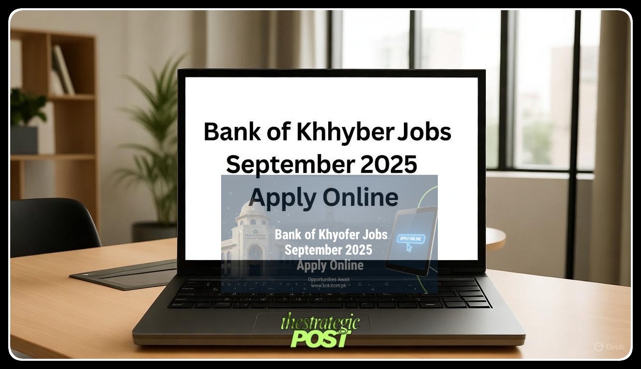 Bank of Khyber Jobs September 2025 Apply Online