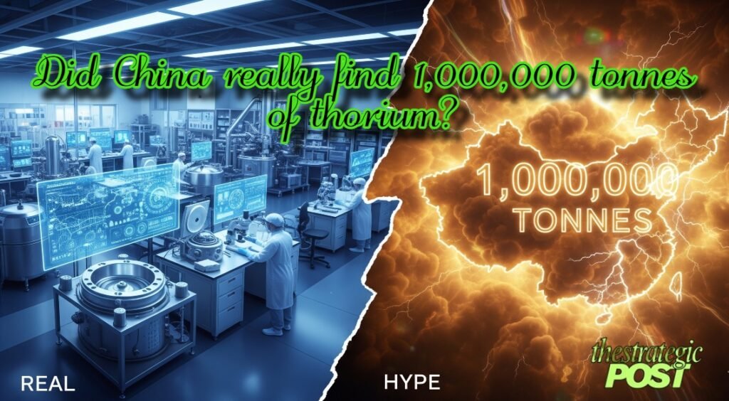 China’s “1 Million Tonnes of Thorium” Claim: What’s Real, What’s Hype?