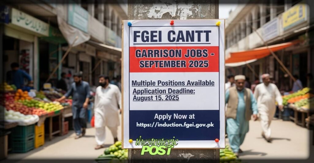 FGEI Cantt Garrison Jobs – September 2025