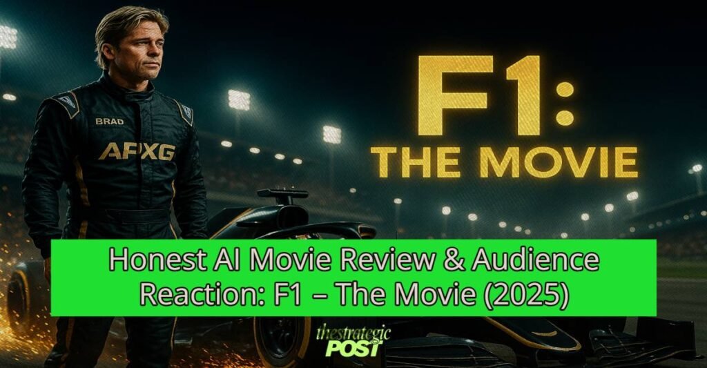 Honest AI Movie Review & Audience Reaction: F1 – The Movie (2025)