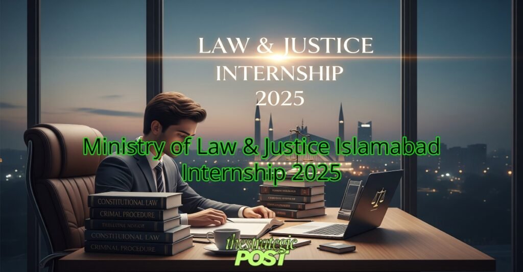 Ministry of Law & Justice Islamabad Internship 2025