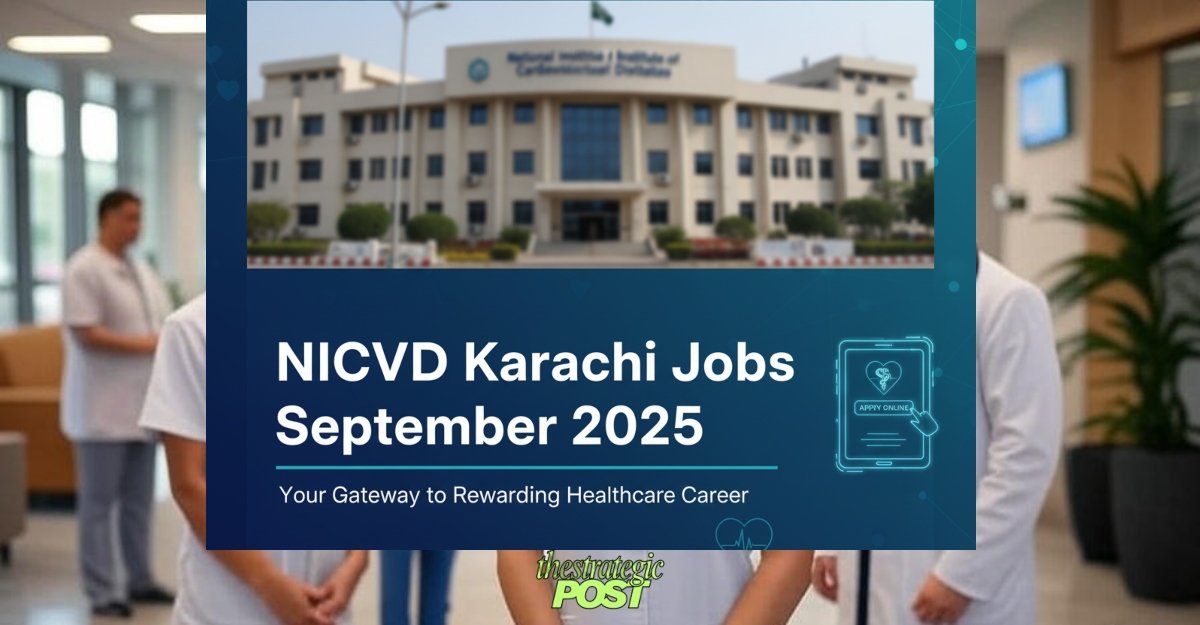 NICVD Karachi Jobs September 2025