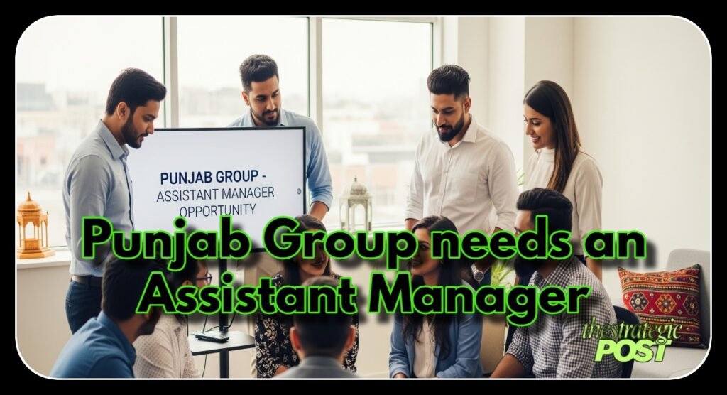 Punjab Group needs an Assistant Manager