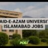 Quaid-e-Azam University Islamabad Jobs"