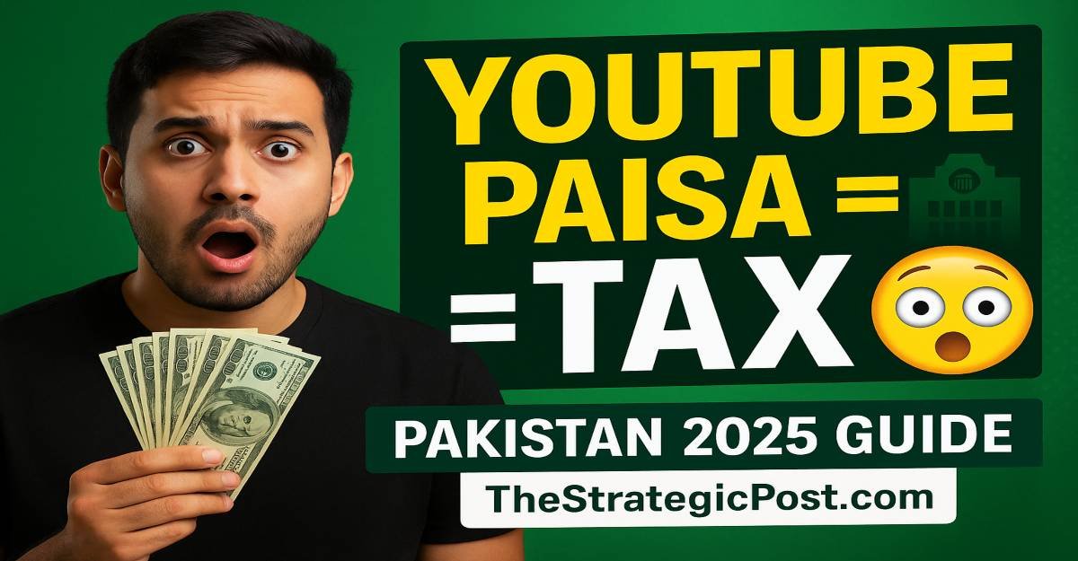 How to Pay Tax in Pakistan if You Earn from YouTube (2025 Guide)