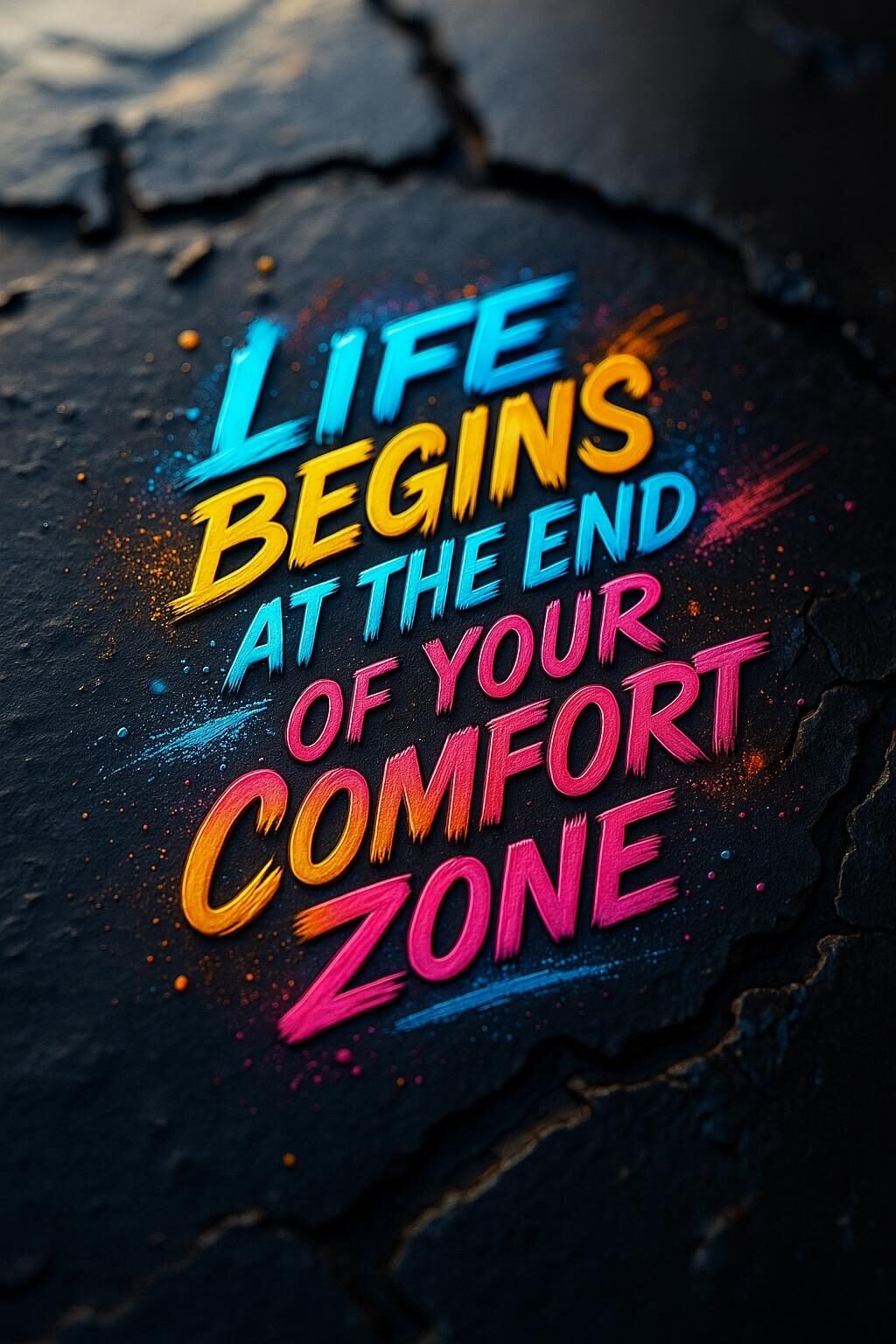 Life begins at the end of your comfort.