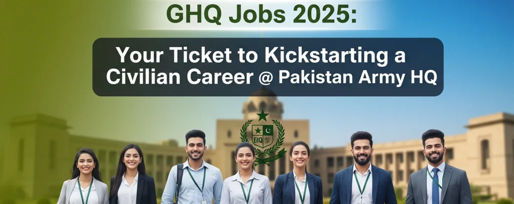 “GHQ Jobs 2025: Your Ticket to Kickstarting a Civilian Career @ Pakistan Army HQ”