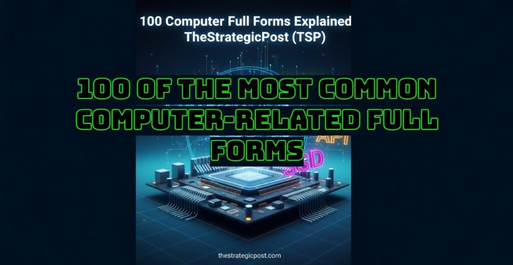 100 of the most common computer-related full forms