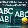 ABC, ABI & ABCD — Full Forms Explained — TheStrategicPost (TSP)