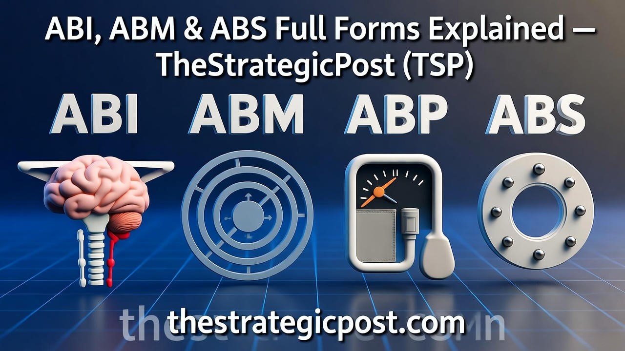ABI, ABM, ABP & ABS Full Forms and Meanings