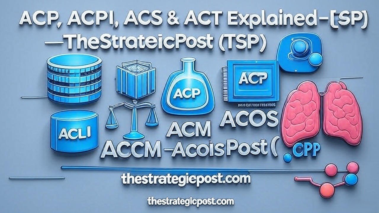 ACP, ACPI, ACS & ACT Full Forms