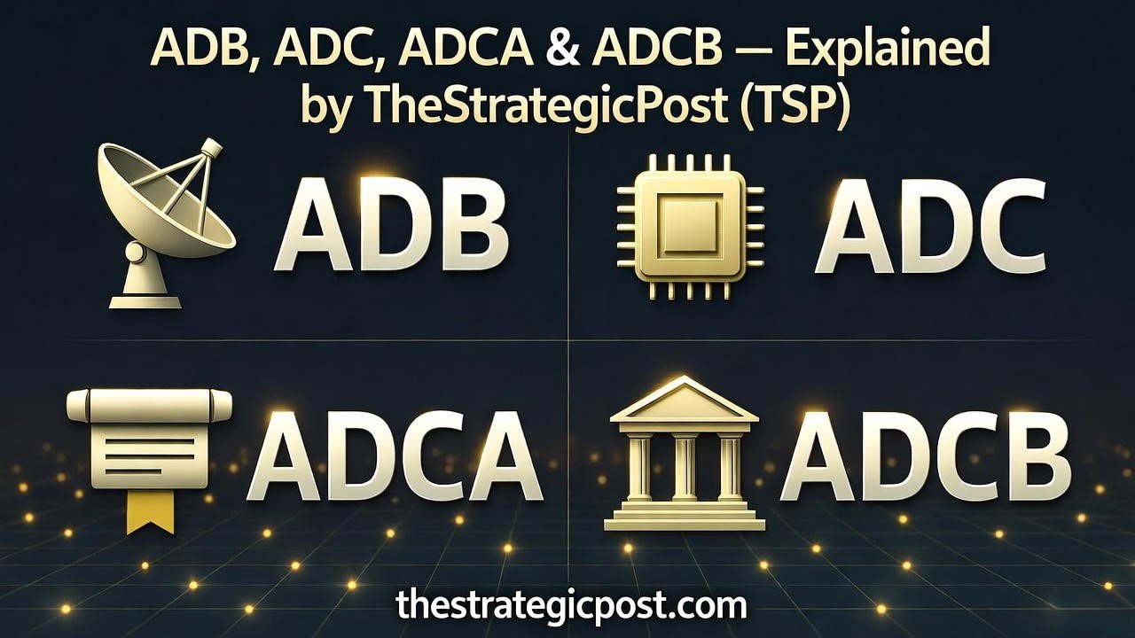 ADB, ADC, ADCA, ADCB & ADDA Full Forms