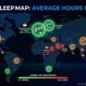 Average sleep by country Global sleep rankings