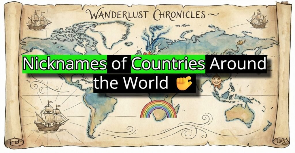 Nicknames of Countries Around the World
