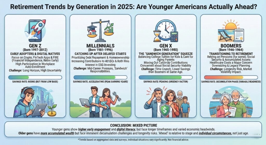 Retirement Trends by Generation in 2025