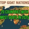 Top 20 Countries With the Most Goats in 2025