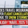 Does Travel Insurance Cover Flight Cancellations Due to Snow Storms?