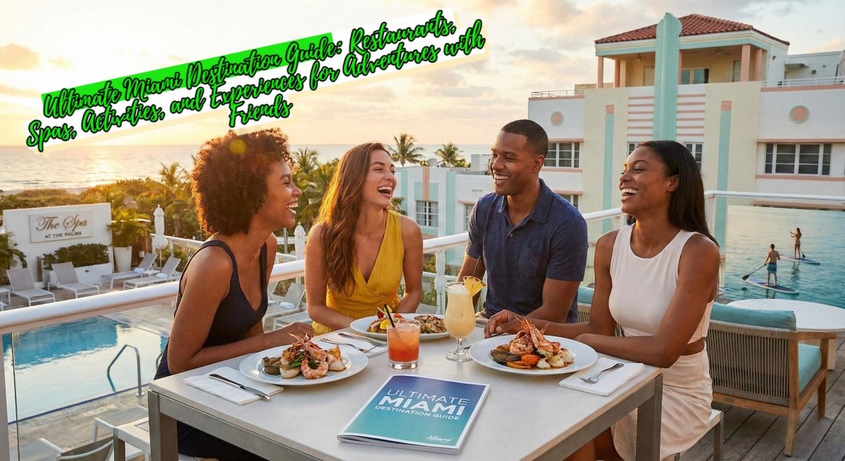 Ultimate Miami Destination Guide: Restaurants, Spas, Activities, and Experiences for Adventures with Friends
