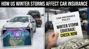 How US Winter Storms Affect Car Insurance β What to Check Before the 2025 Polar Vortex