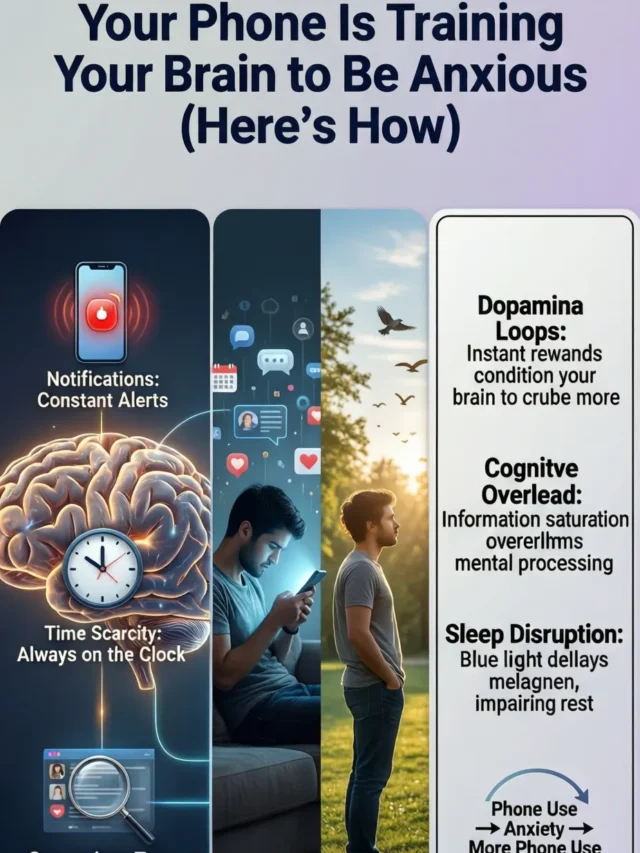 “Your Phone Is Training Your Brain to Be Anxious (Here’s How)”