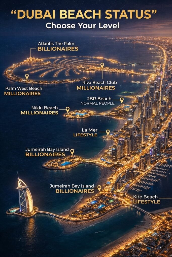 Did you Know Dubai Beach Status - By Luxury Level?