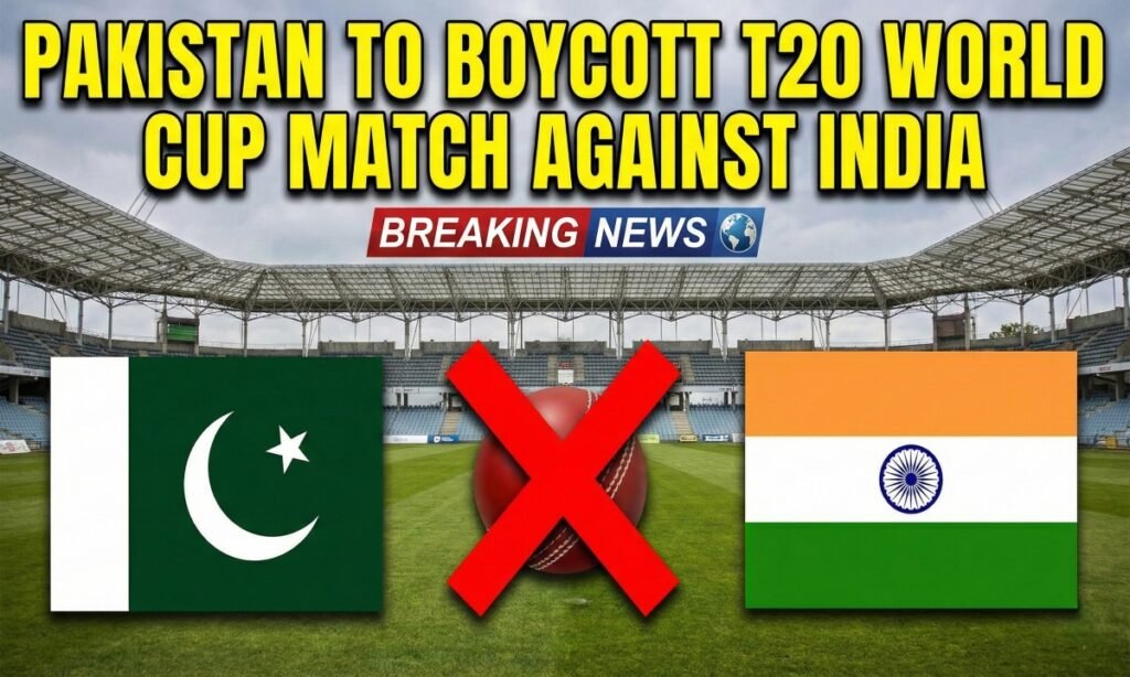 Pakistan boycotts match against India