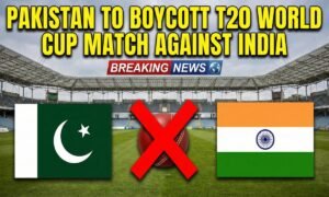 Pakistan boycotts match against India