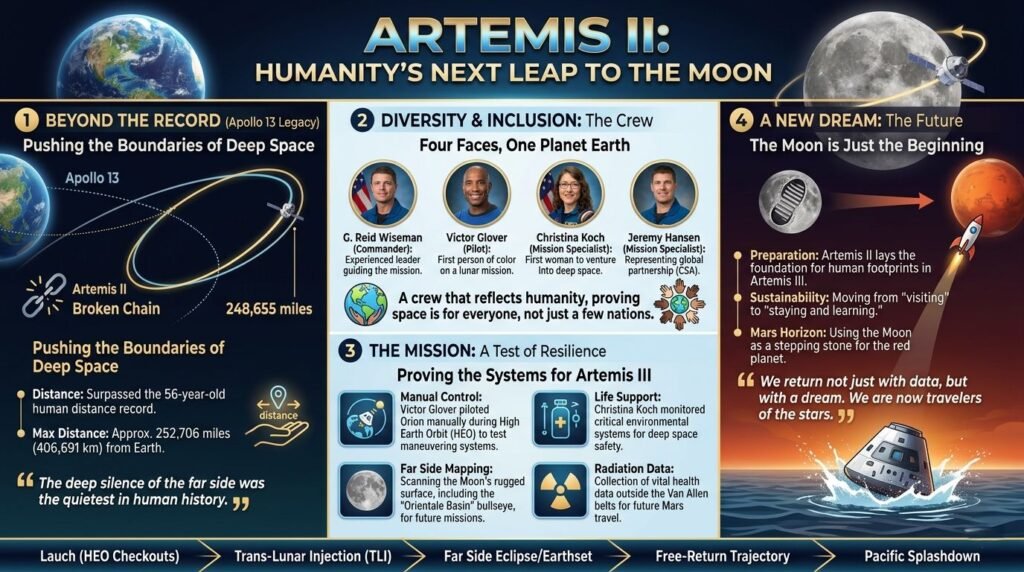 NASA's New Artemis II Astronauts Moon Mission