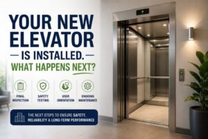 Your New Elevator is Installed. What Happens Next