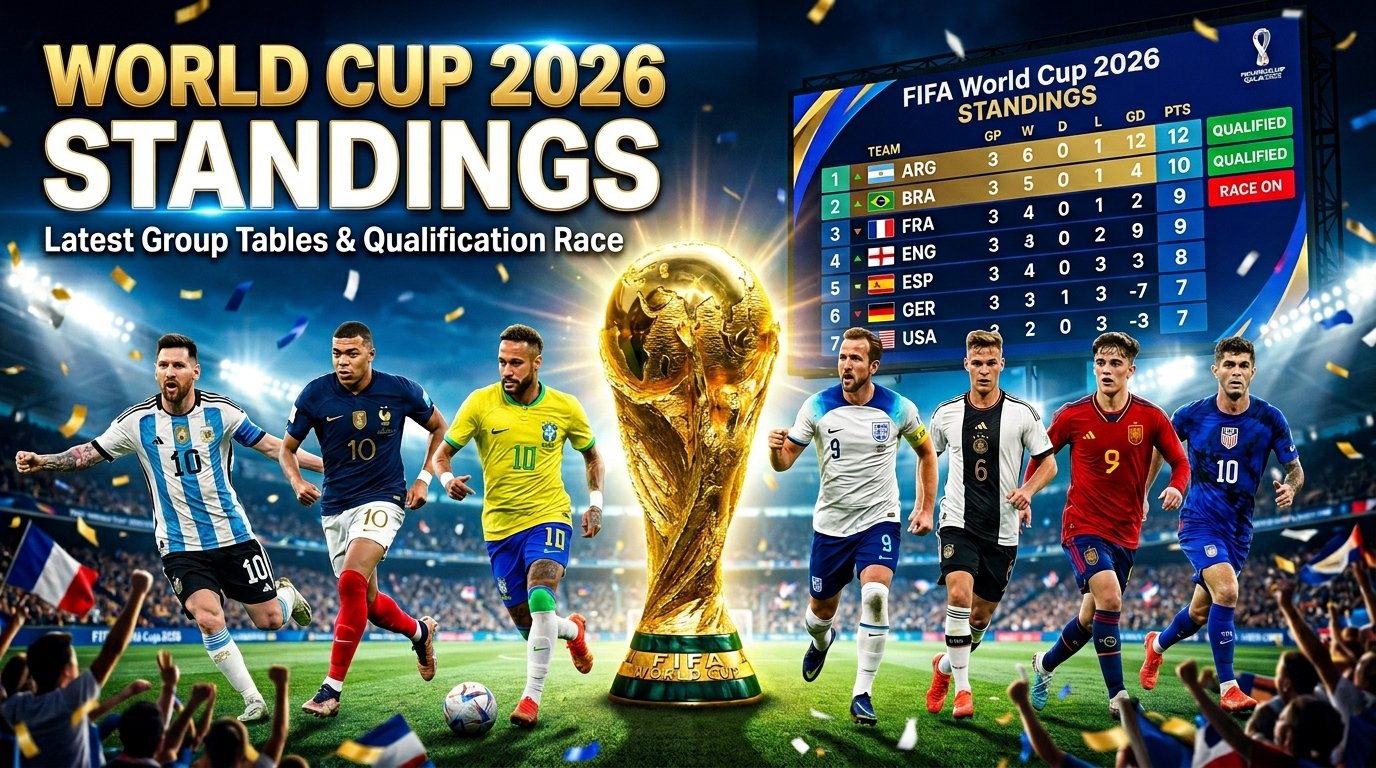 FIFA World Cup 2026 Standings: Latest Group Tables, Leaders and Qualification Race