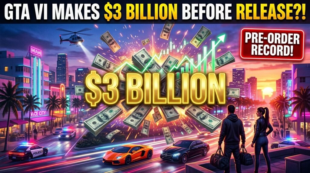 GTA VI Breaks Entertainment History? How Rockstar Games Reportedly Generated $3 Billion in Pre-Orders Before Launch