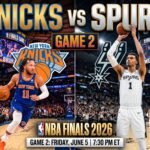 Knicks vs Spurs Game 2: NBA Finals 2026 Preview & Stream
