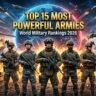 Top 15 Most Powerful Armies in the World (2026): Global Military Rankings, Strengths, and Capabilities