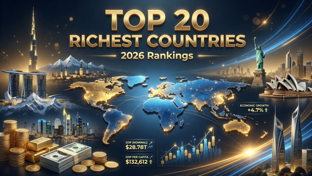 Top 20 Richest Countries in the World (2026)