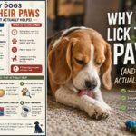 why do dogs licks their feets